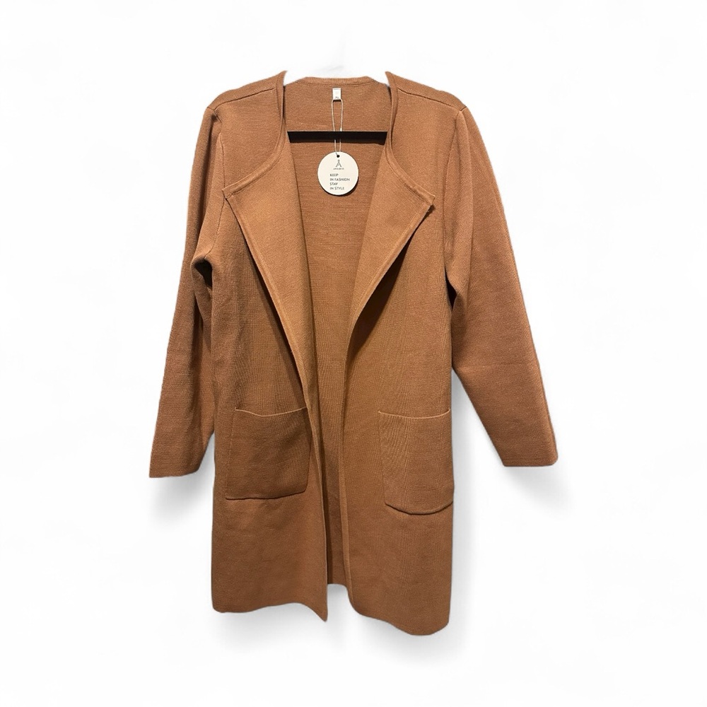 New, Open Front Cardigan - Size XL